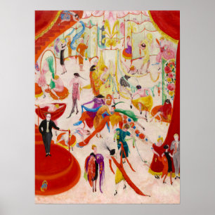 Poster Primavera venda na Bendel de Florine Stettheimer