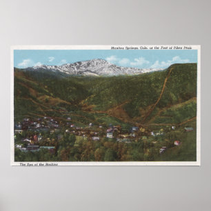 Poster Primaveras de Manitou, CO - os termas das
