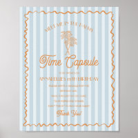 Primaveras de Palma Azul Cápsula Horária de Praia 