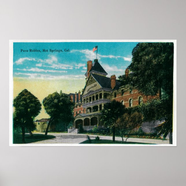 Pôster Primaveras quentes em Paso Robles, CAPaso Robles,  (Frente)
