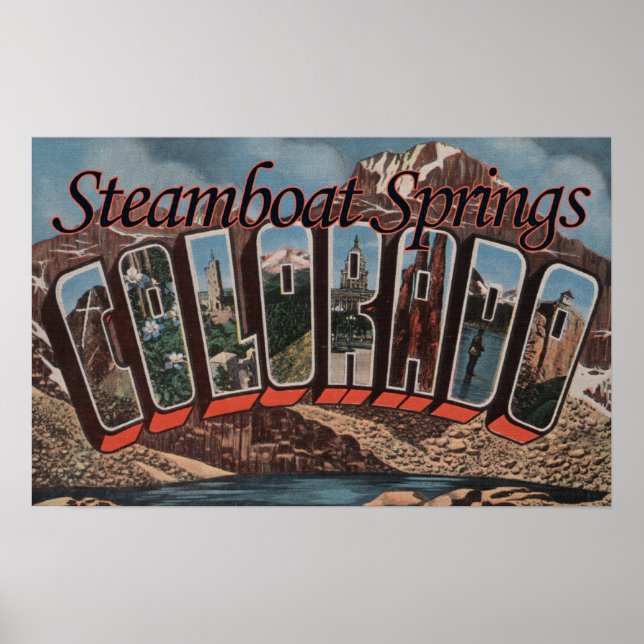 Poster Primaveras Steamboat, Colorado - Cena Grande (Frente)