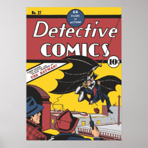 Pôster Primeira aparição de Batman