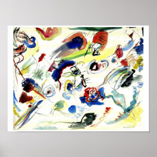 Poster Primeira Aquarela Abstrata de Wassily Kandinsky
