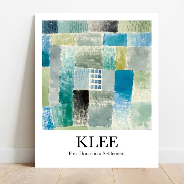 Poster Primeira Casa num Acordo de Paul Klee (
Klee's iconic "First House"!  Own this Bauhaus masterpiece as a museum-quality poster.)