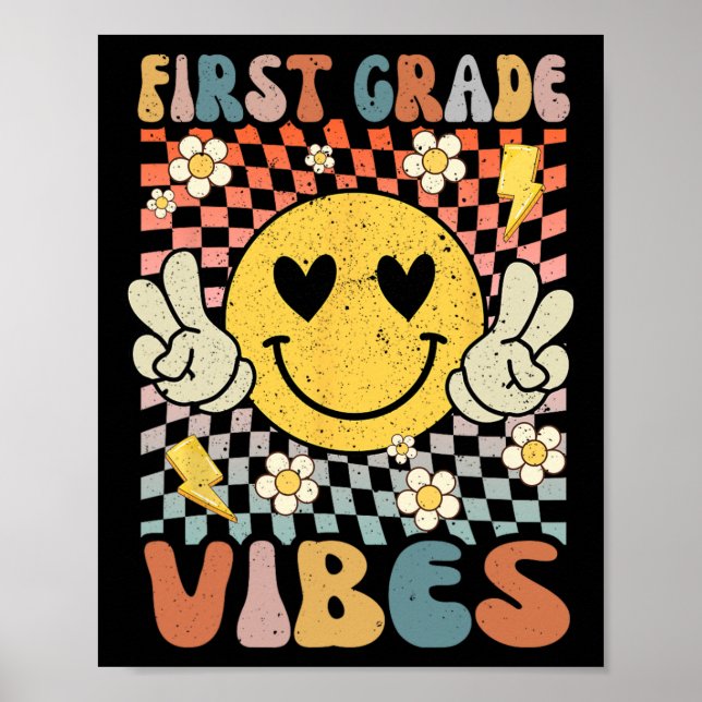 Poster Primeira Classe Vibes 1rua Grau Professor Retro 1r (Frente)