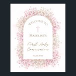 Poster Primeira Comunhão de Boas-vindas<br><div class="desc">Primeira Sagrada poster de Boas-vindas à Comunidade</div>