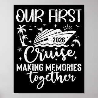 Poster Primeira Cruzeiros 2026 Juntos Viagem Família Corr
