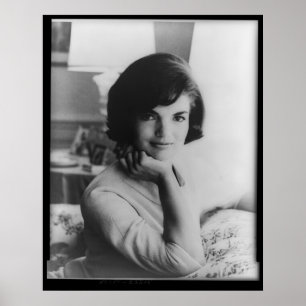 Poster Primeira-Dama Jacqueline Kennedy Retrait