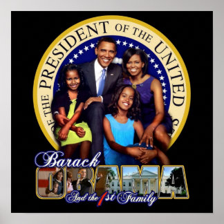 Poster Primeira Família Obama
