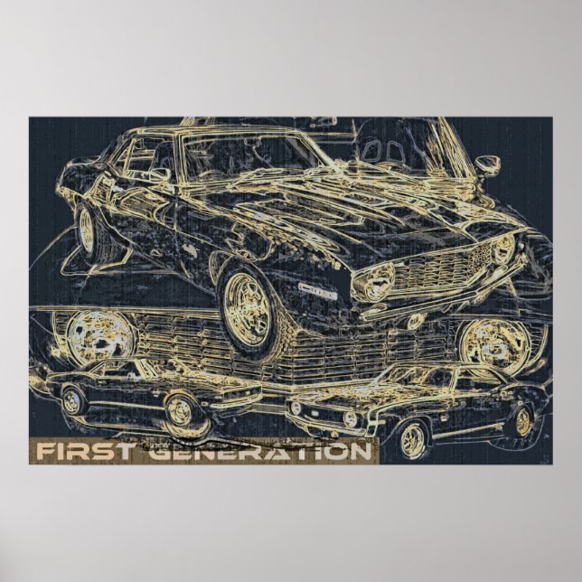 Pôster Primeira geração (Frente)