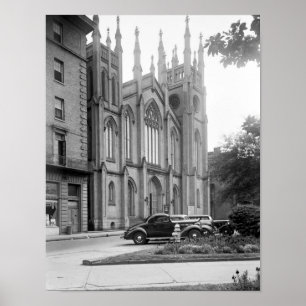 Pôster Primeira igreja presbiteriana, Nova Orleães, 1938