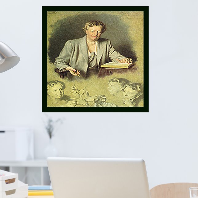 Pôster Primeira Lady Anna Eleanor Roosevelt (First Lady Anna Eleanor Roosevelt Poster)