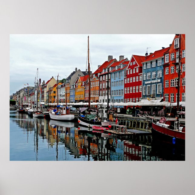 Pôster Primeira manhã em Copenhaga (Frente)