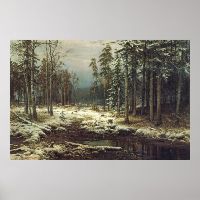 Pôster Primeira neve (Frente)