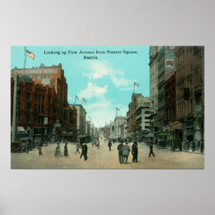 Poster Primeira opinião da avenida da avenida pioneira