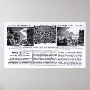 Poster Primeira página do "Comércio Nacional Cooperativo"