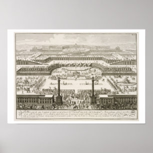 Pôster Primeira proposta para o palácio de Schonbrunn,