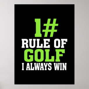Poster Primeira Regra De Golfe