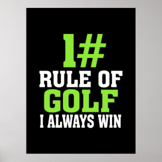Poster Primeira Regra De Golfe