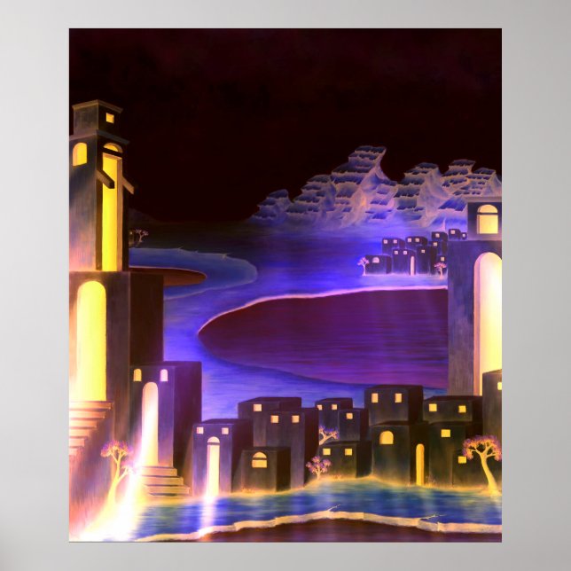 Poster "Primeira Revelação" - arte misteriosa critica (Frente)