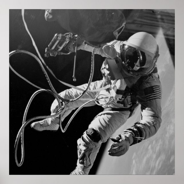 Poster Primeira Spacewalk Americana (Gemini 4) (Frente)