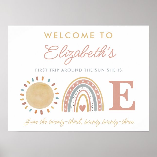 Poster Primeira viagem à volta do primeiro aniversario Su (Frente)