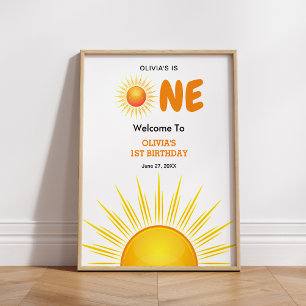 Poster Primeira viagem à volta do primeiro aniversario Su