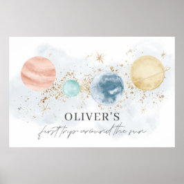 Poster Primeira Viagem ao redor do Sol Faixa de Fundo