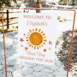 Poster Primeira Viagem Em Torno Do Posto Sun-Sunshine Bem