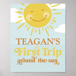 Poster Primeira Viagem em torno do Sol Personalizada no P
