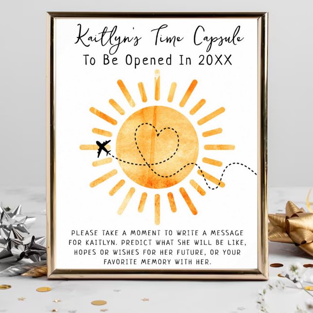 Poster Primeira Viagem Em Torno Do Sun Time Capsule Game (Criador carregado)