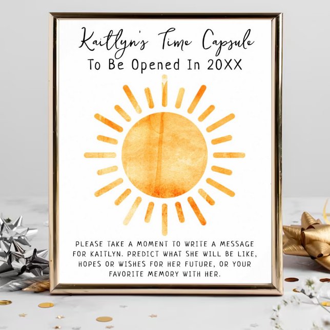 Poster Primeira Viagem Em Torno Do Sun Time Capsule Game (Criador carregado)