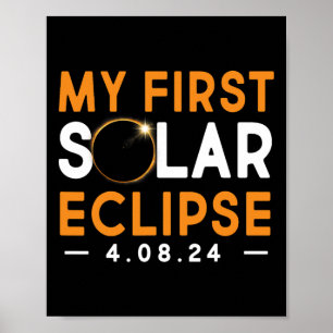 Poster Primeiras Garotas De Camisa Solar Eclipse 2024 Sol