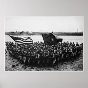 Poster Primeiro a combater um grupo de fuzileiros da Prim