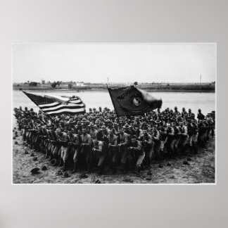 Poster Primeiro a combater um grupo de fuzileiros da Prim