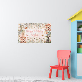 Poster Primeiro aniversario da Garden Mushroom Girl Encan