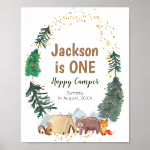 Poster Primeiro aniversario de Campanha Feliz para Aquare