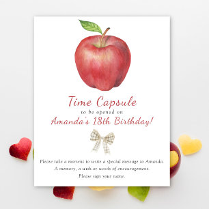 Poster Primeiro aniversario de Cápsula de Tempo da Apple