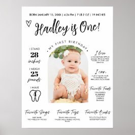 Poster Primeiro aniversario de Conselho de Marco do Bebê 