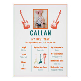 Pôster Primeiro Aniversário do Rockstar