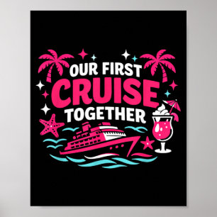 Poster Primeiro Cruzeiro Divertido Juntos Humor de Navio 