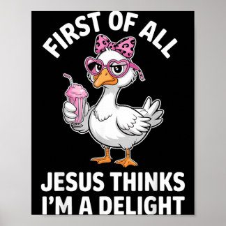 Poster Primeiro De Jesus Acha Um Ganso Encantador Arte Di