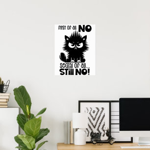 Poster Primeiro De Tudo, Nenhum Presente De Amante De Gat