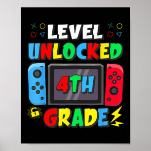 Poster Primeiro Dia Da 4ª Série Desbloqueado Jogo Ck Para