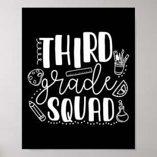 Poster Primeiro Dia Da Escola Professora Do Terceiro Grau