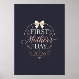 Poster Primeiro Dia das Mães 2026 , Nova Mamãe