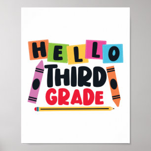 Poster Primeiro Dia De Alô, Professor Do Terceiro Grau