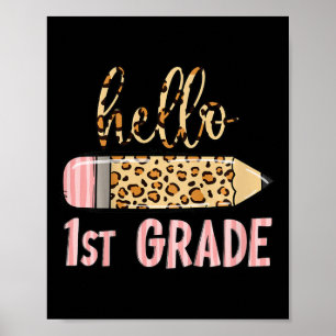 Poster Primeiro Dia De Aula Meninas Olá Ck Para A Escola 