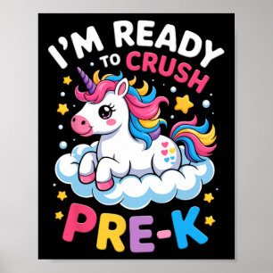 Poster Primeiro Dia Do Pré-Escolar Estou Pronto Para Domi