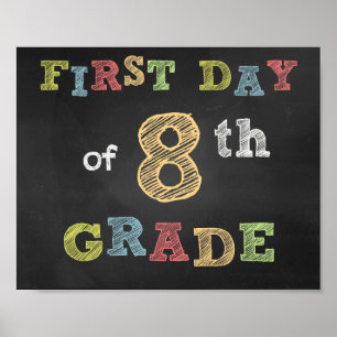 Poster Primeiro dia do Sinal do 8º Grau - Quadro